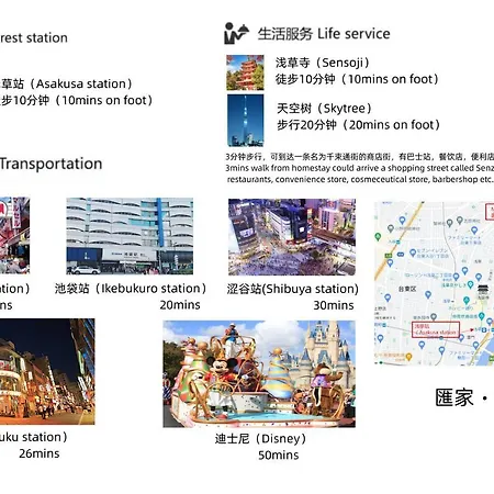 Ferienwohnung 匯金浅草一号館 Präfektur Tokio Exterior foto